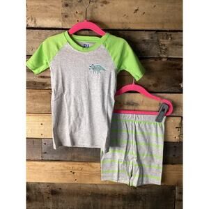Boys The Children’s Place Dino pajamas Gray And Green Size 3T
